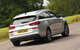 Hyundai i30 rear cornering