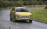 Hyundai Ioniq cornering
