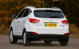 Hyundai ix35 rear cornering