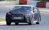 Revised Hyundai Veloster Turbo spied