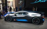 The Bugatti Divo is being shown in Paris
