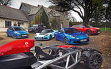 Alpine A110 Ariel Atom Lotus Exige 410 Jaguar I-Pace Ford Fiesta ST