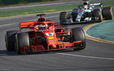 Australian GP Vettel Hamilton