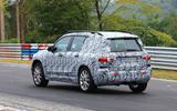 Mercedes GLB Nurburgring spies rear side