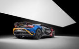 McLaren 750S triple crown theme rear McLaren 750S triple crown theme rear
