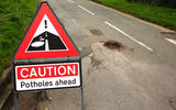 Pothole warning