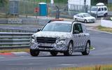 Mercedes GLB Nurburgring spies front side