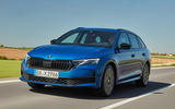 Skoda Octavia front three quarters driving