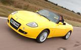 Fiat Barchetta 2003 front left tracking