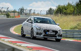 Hyundai i30 Fastback prototype official photo Nurburgring 1
