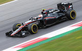Jenson Button on track Jenson Button on track
