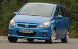 Vauxhall Zafira VXR - hero front