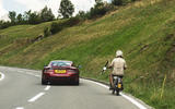 Rally for Heroes - Aston Martin Vantage with biker