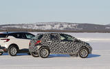 2021 Toyota small SUV prototype - cornering side 2021 Toyota small SUV prototype - cornering side