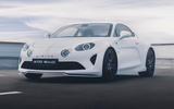 Alpine A110 E-Ternite Electric 2023 front quarter static render Alpine A110 E-Ternite Electric 2023 front quarter static render