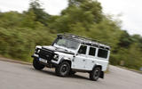 Land Rover Defender cornering