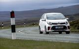 12 kia picanto review cornering front