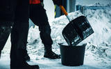 Shovelling snow