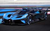 Bugatti Bolide on track front
