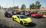 Corvettes gathered