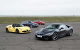 BMW i8, Audi A4, Alfa Romeo 4C Spider, Alpina D3 Biturbo Touring