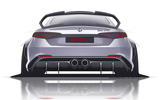 Alfa Romeo Giulia GTA render 2020 - stationary rear 