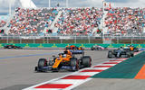 Lando Norris driving