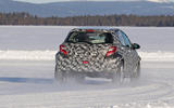 2021 Toyota small SUV prototype - cornering rear 2021 Toyota small SUV prototype - cornering rear