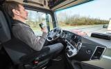 Mercedes lorry convoy