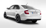Skoda Rapid from rear