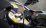 Vauxhall Corsa-e rally car interior