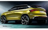 2020 Skoda Kamiq GT design sketch - rear