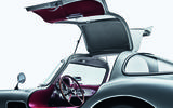 1955 Mercedes Benz 300 SL studio doors open