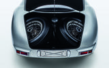 1955 Mercedes Benz 300 SL studio spare wheels in boot