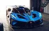 Bugatti Bolide front close garage