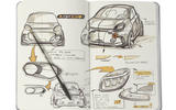 2020 Smart Fortwo EQ design sketch