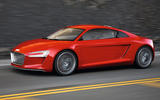 2 Audi E tron Concept 2010 official images dynamic side