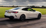 Autocar writers car of 2020 - BMW 4 Series rear