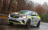 Corsa-e rally car - hero front