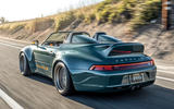 2 gunther werks 993 speedster 2022 first drive review tracking rear