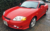 Hyundai Coupe 2003 - stationary front Hyundai Coupe 2003 - stationary front