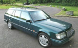Mercedes-Benz E320 estate - static front Mercedes-Benz E320 estate - static front