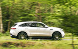 Mercedes-Benz EQC 400 2019 UK first drive review - tracking side