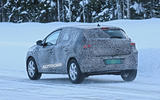 2021 Dacia Sandero winter testing - rear three quarters 2021 Dacia Sandero winter testing - rear three quarters