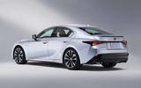 2021 Lexus IS rear side 2021 Lexus IS rear side