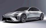 Lexus electric saloon concept