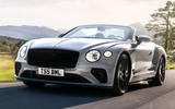 2022 Bentley Continental GTC S front three quarters dynamic 2022 Bentley Continental GTC S front three quarters dynamic