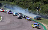 2022 BTCC Thruxton Cook spin 2022 BTCC Thruxton Cook spin