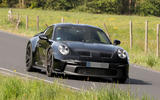2022 Porsche 911 ST prototype testing front three quarters