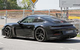 2022 Porsche 911 ST prototype testing rear quarter close up
